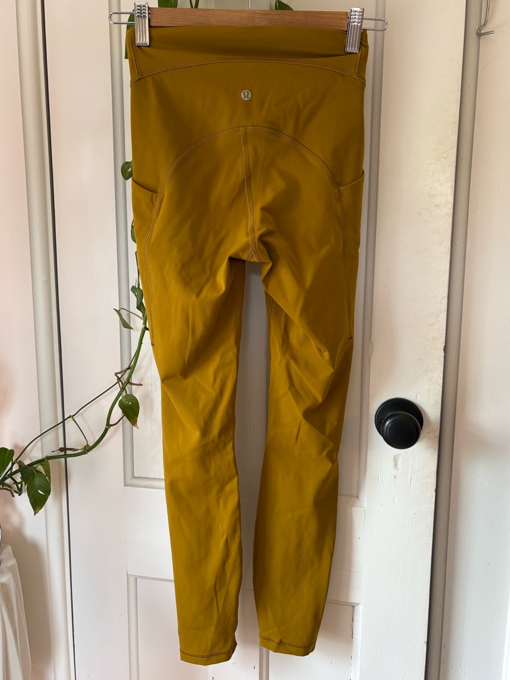lululemon Gold Spice Power Through Leggings